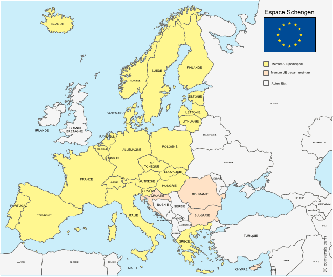 Какого цвета европа